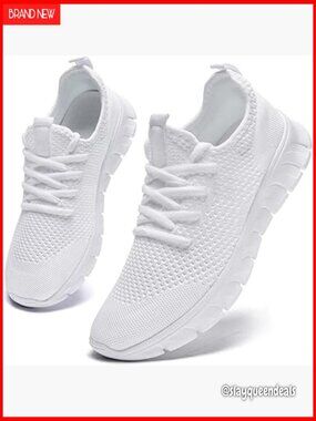Lightweight Mesh Athletic Sneakers for Running Walking Gym Workout